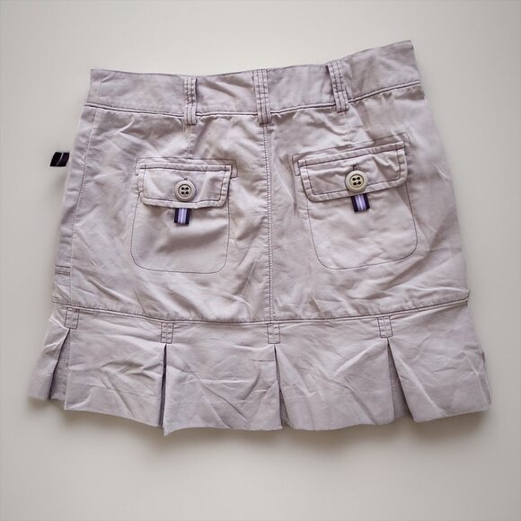 Y2K purple denim cargo mini skirt - Picture 2 of 4